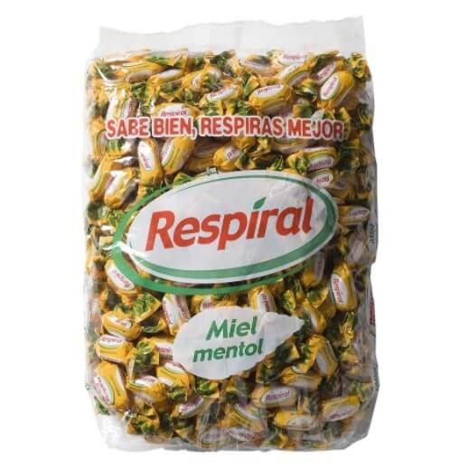Halls Respiral Miel Mentol 1 Kg