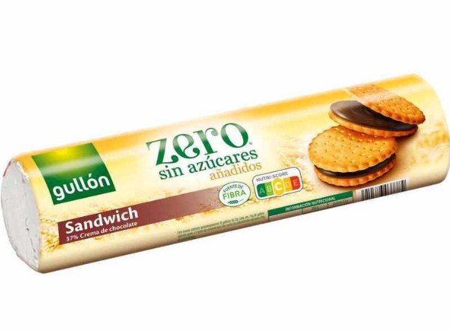 Gullón Zero Sandwich Galletas Choco Negro 250 gr