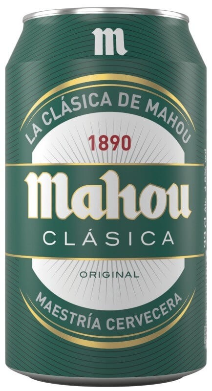 Mahou Cerveza 4,8º Lata De 330 ml Pack 28 und