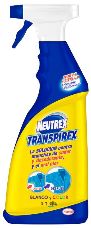 Neutrex Transpirex 600 ml - Eliminador de Olores Eficaz para Ropa
