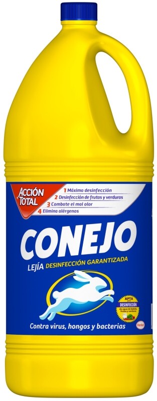 Conejo Lejía Desinfección Garantizada 4L