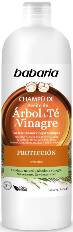 Babaria Champú Árbol de Té y Vinagre 600 ml