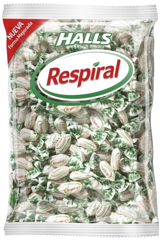 Halls Respiral Eucalipto Mentol 1 Kg