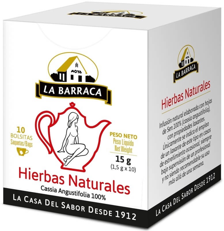 La Barraca Hierbas Naturales “Cassia Angustifolia” 15 gr