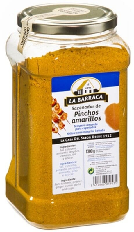 La Barraca Sazonador de Pinchos Amarillos 1300G - Sabor y Aroma para tus Recetas