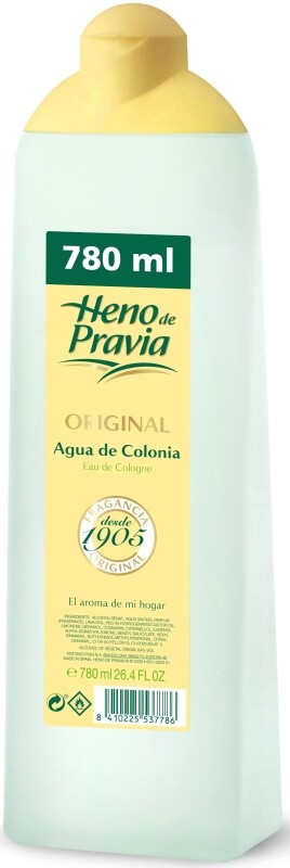 Heno de Pravia Agua de Colonia Original 780 ml - Colonia de Baño con Tradición y Frescura