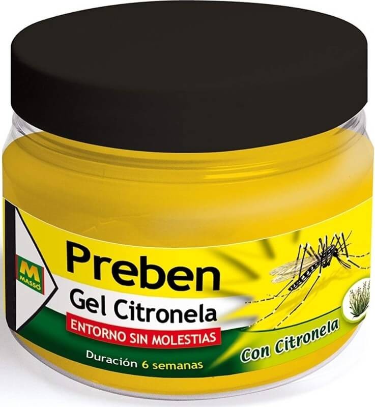 Preben Gel Citronela Insecticida 200 ml - Solución Natural y Efectiva para un Entorno Sin Mosquitos