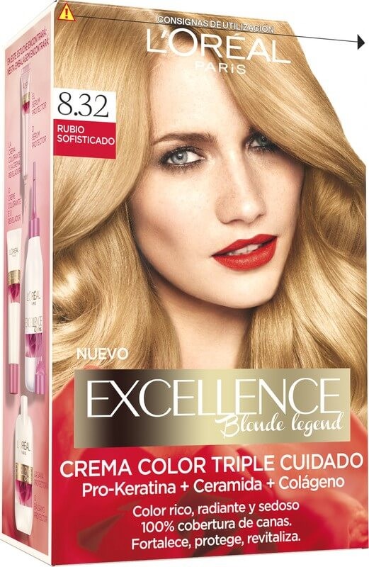 L'Oréal Excellence Crème Tinte 8.32 Rubio Sofisticado