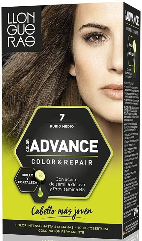 Llongueras Advance Color & Repair 7 Rubio Medio
