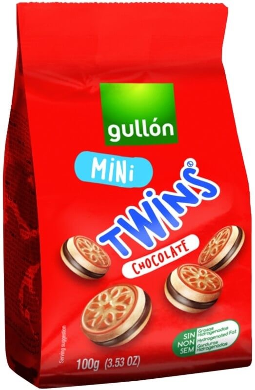 Gullón Mini Twins con Chocolate 100 gr