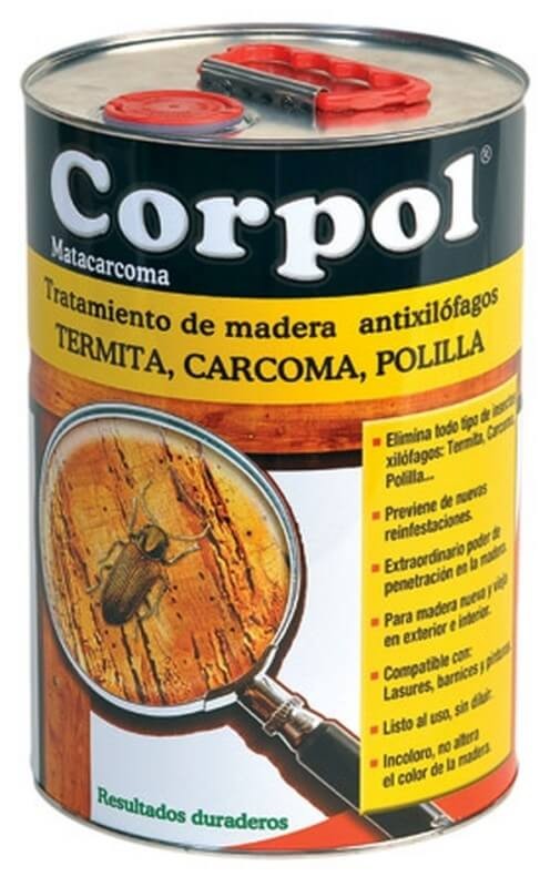 Corpol Matacarcoma Tratamiento de Madera 750 ml - Máxima Protección Antixilófagos