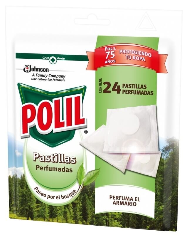 Polil Pastillas Antipolillas Paseo Bosque 24 uds