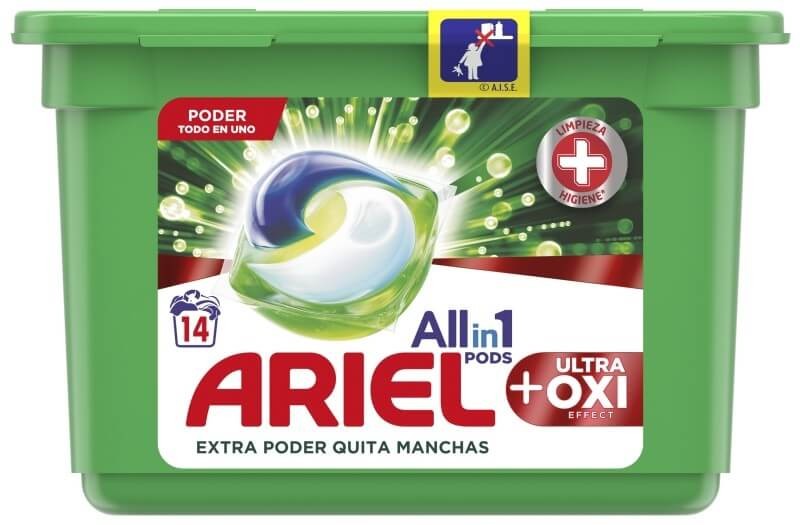 Ariel Detergente en Cápsulas Ultra Oxi 14D