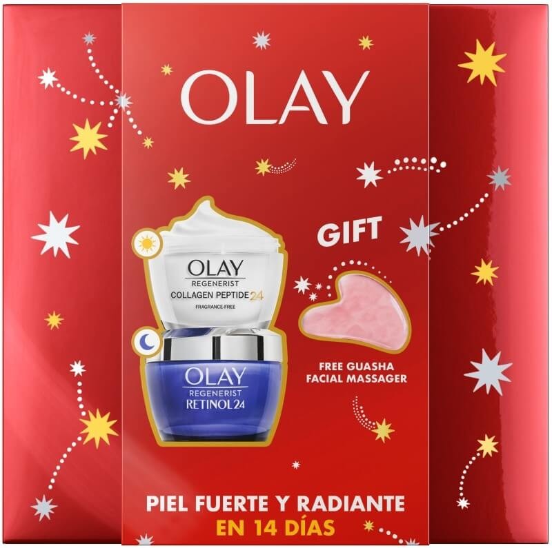 Olay Estuche Regenerist Colágeno 50 ml + Retinol 50 ml + Masage
