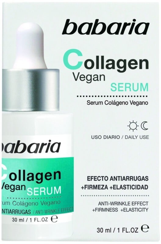 Babaria Serum Collagen Vegan 30 ml - Efecto Antiedad con Colágeno Vegano