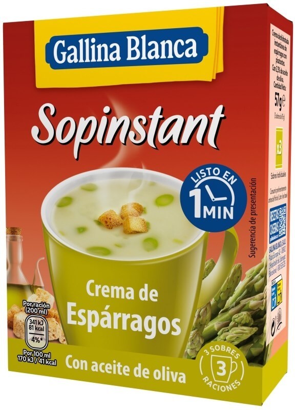 Sopinstant Crema de Espárragos (3 Sobres)