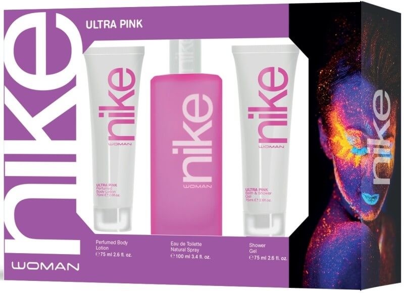 Nike Estuche Ultra Pink Woman Vapo 100 ml + Body Lotion 75 ml + Gel Baño 75 ml