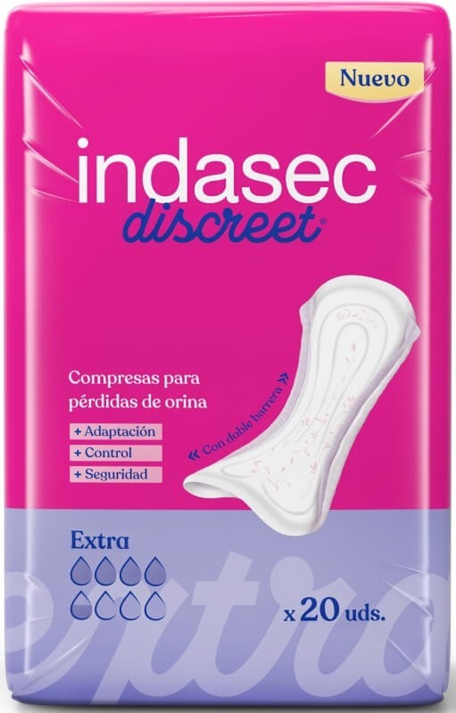 Indasec Incontinencia Extra 20 Unidades