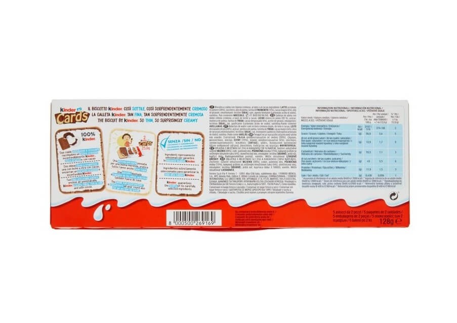 Kinder Cards T-5 128 gr