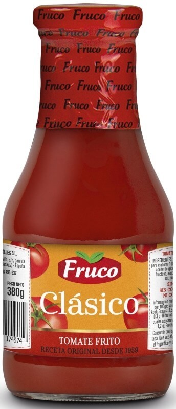 Fruco Tomate Frito Frasco 380 gr