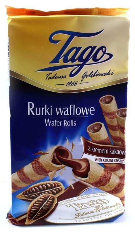 Tago Tubito Relleno Cacao 150G
