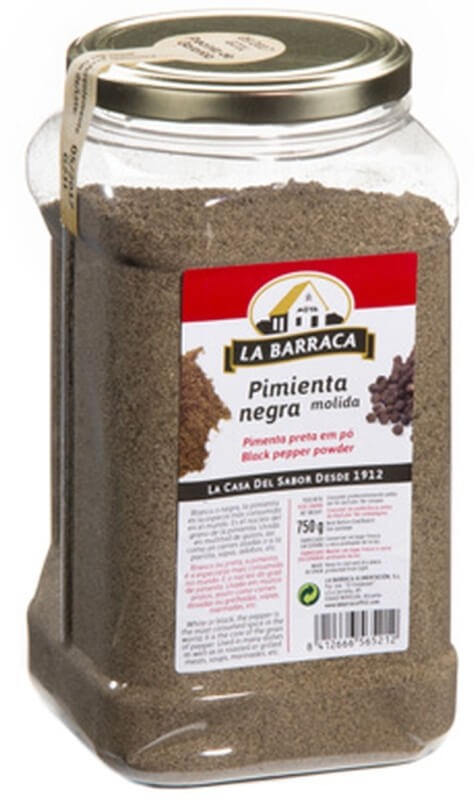 La Barraca Pimienta Negra Molida 750 gr