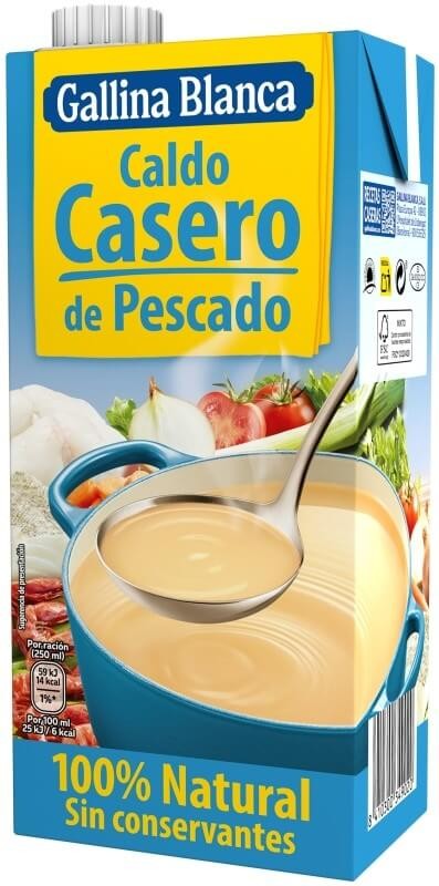 Gallina Blanca Caldo Casero De Pescado 1L