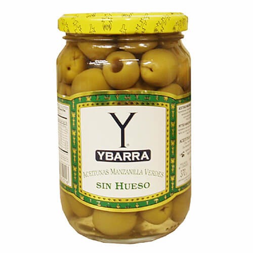Ybarra Aceitunas Sin Hueso 1 Frasco Peso Neto 370 gr