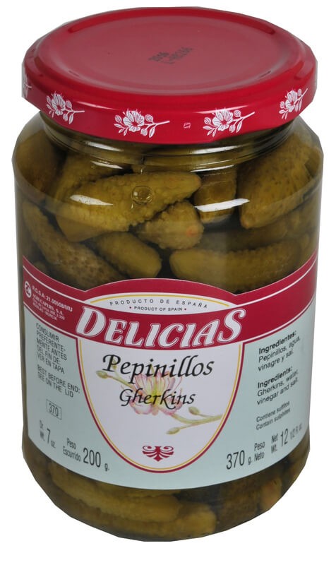 Delicias Pepinillo Frasco 370 gr