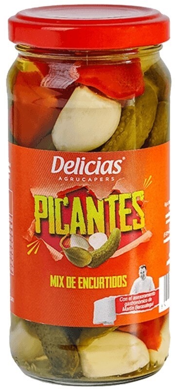 Delicias Mix De Encurtidos Picantes 235 gr
