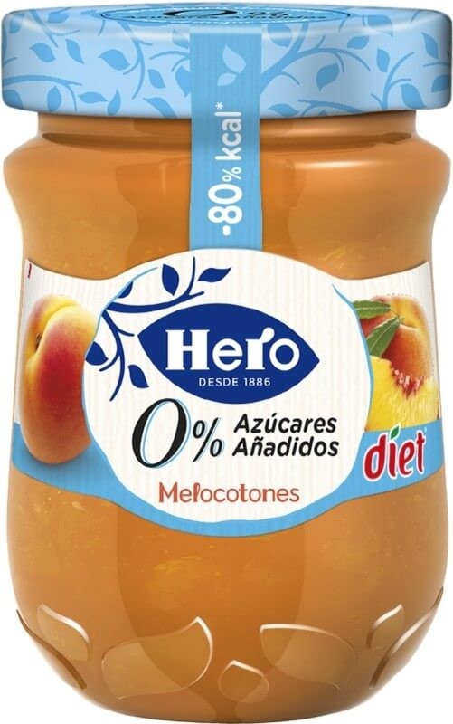Hero Diet Confitura De Melocotón Sin Azúcar 280 gr