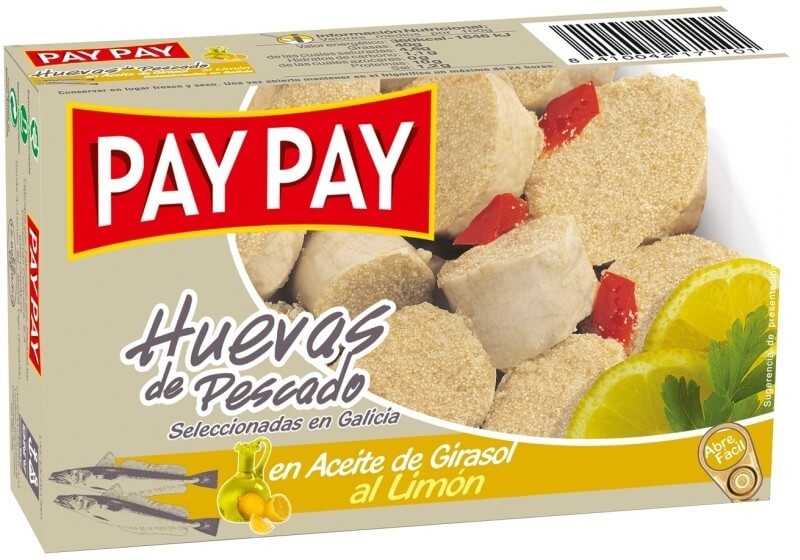 Pay Pay Huevas De Pescado En Aceite Vegetal 115G