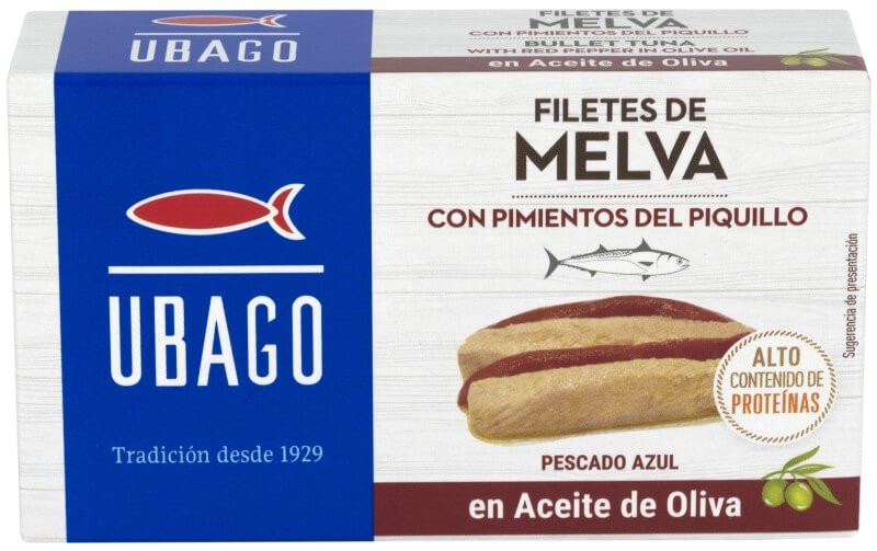 Ubago Melva En Aceite De Oliva Con Pimientos 125 gr