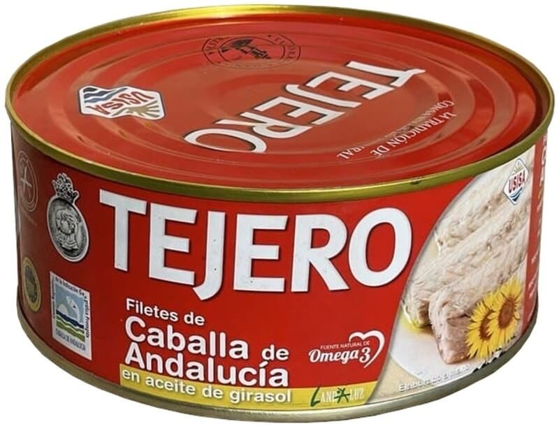 Tejero Filetes de Caballa de Andalucía en Aceite de Girasol RO-1125 – El Sabor del Sur en su Máxima Expresión