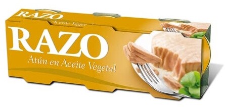 RAZO Atún en Aceite Vegetal RO-70 Pack de 3 – Sabor Natural y Versatilidad en Formato Práctico