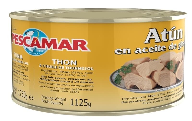 Pescamar Atún En Aceite De Girasol 1730 kg
