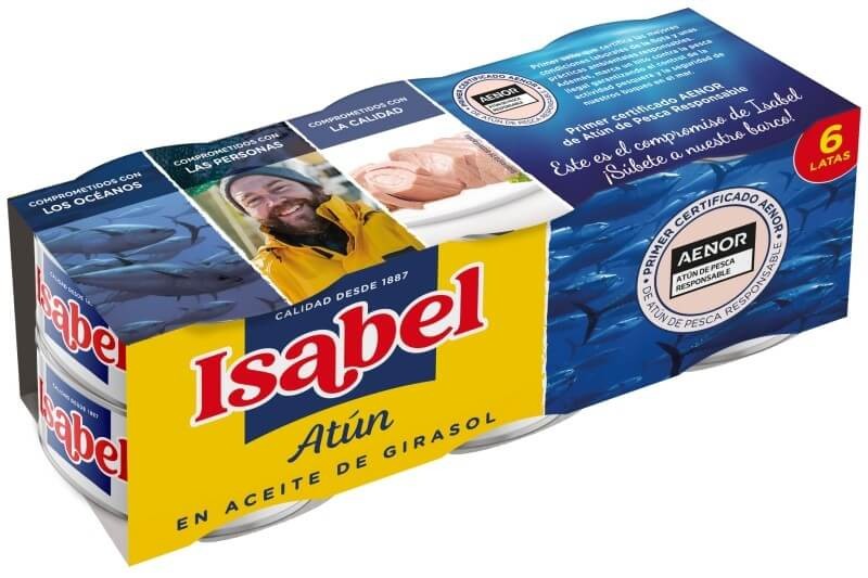 Isabel Atún En Aceite Vegetal 6 Latas X 85 gr