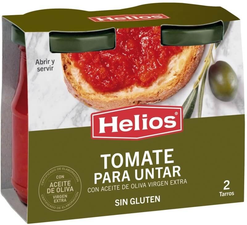 Helios Tomate Para Untar Con Aceite De Oliva 2 X 140 gr