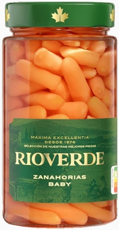 Rioverde Zanahorias Baby 345G – Sabor Natural y Frescura en Cada Bocado