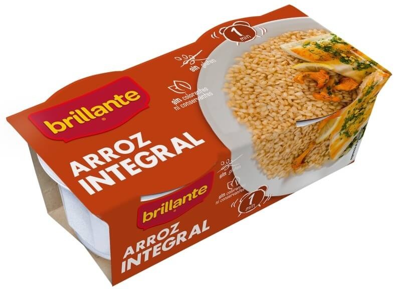 Brillante Arroz Integral 125G PK2 - Nutrición y Sabor en Solo Minutos
