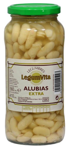 Legumvita Alubia Cocida Extra 560 gr