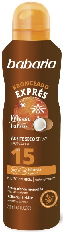 Babaria Aceite Broceador Bruma FP15 Seco 200 ml