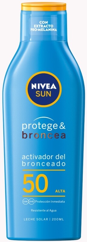 Nivea Leche Solar Protege & Broncea F50 200 ml