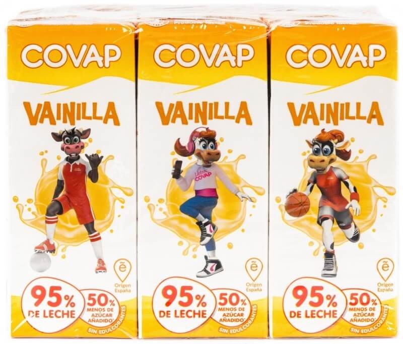Covap Batido Brik De Vainilla Pack 200 ml 6 Unidades