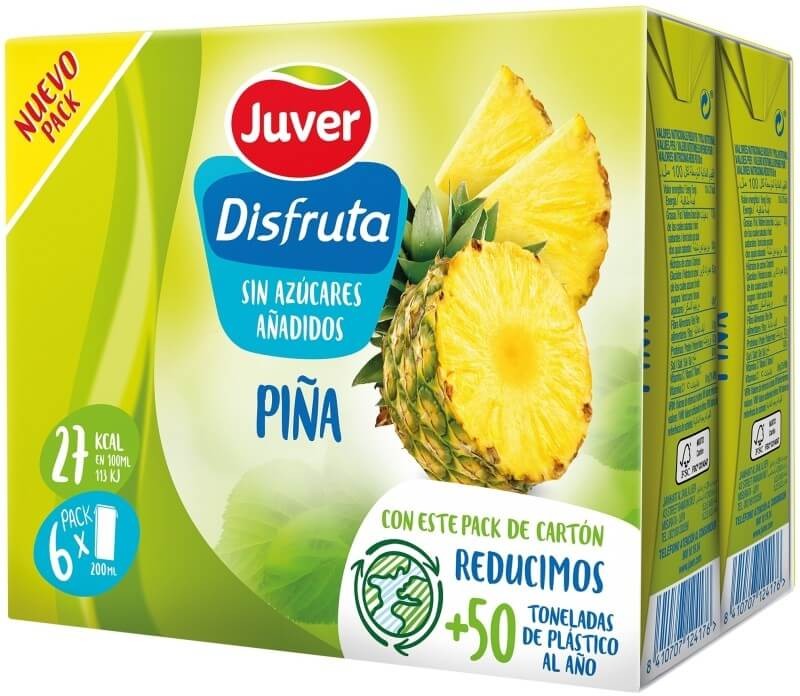 Juver Zumo Piña Pack 30 x 200 ml