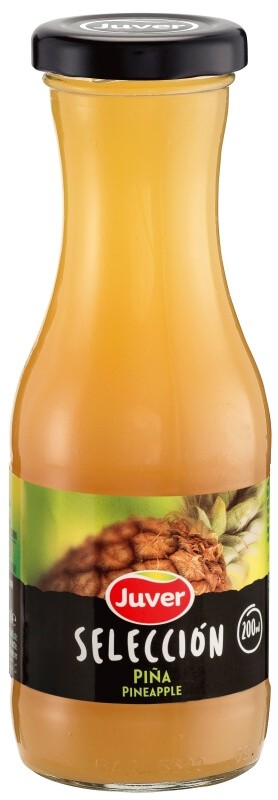 Juver Zumo De Piña-Manzana Botellín De 200 ml Pack 24 und