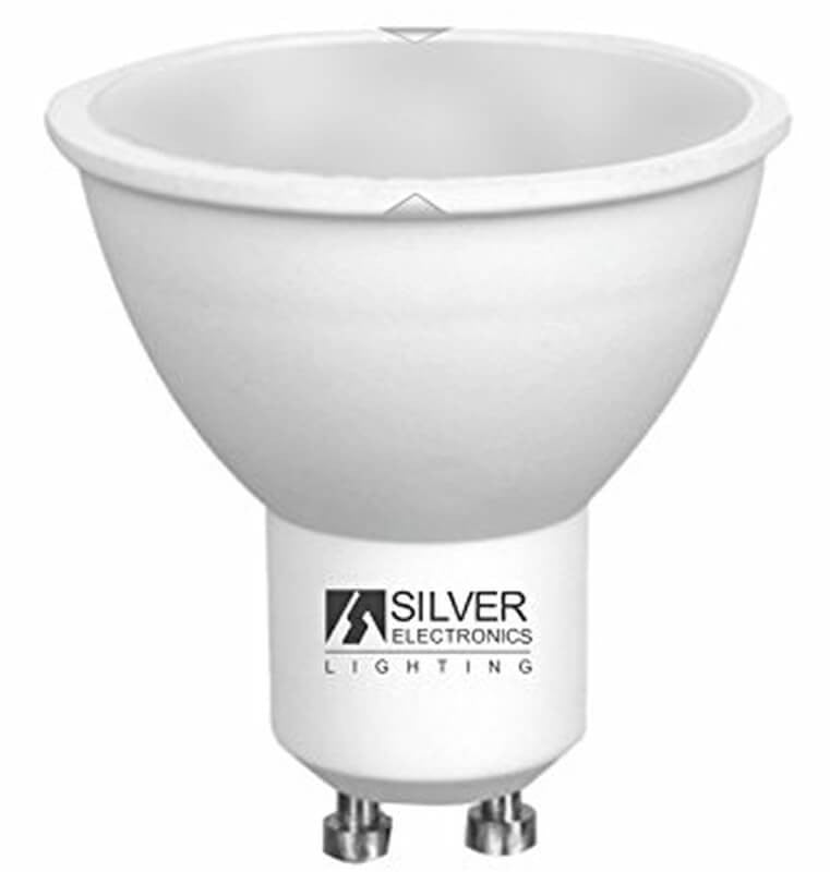 Silver Electronics Bombilla LED GU10 7W Luz Blanca