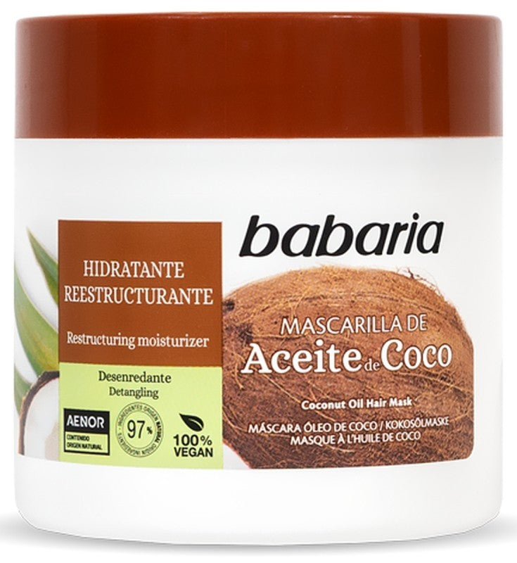 Babaria Mascarilla de Aceite de Coco 400 ml