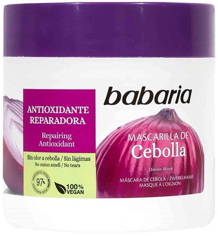 Babaria Mascarilla de Cebolla Antioxidante y Reparadora 400 ml