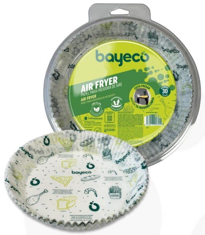 Bayeco Moldes de Papel para Freidora de Aire 30U